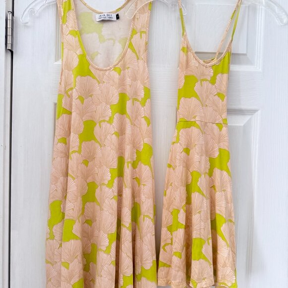 Fighting Eel Ava Sky Limoncello Roma Dress sz S - Picture 3 of 3